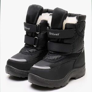 Apakowa Kid's Boys Girls Winter Snow Boots